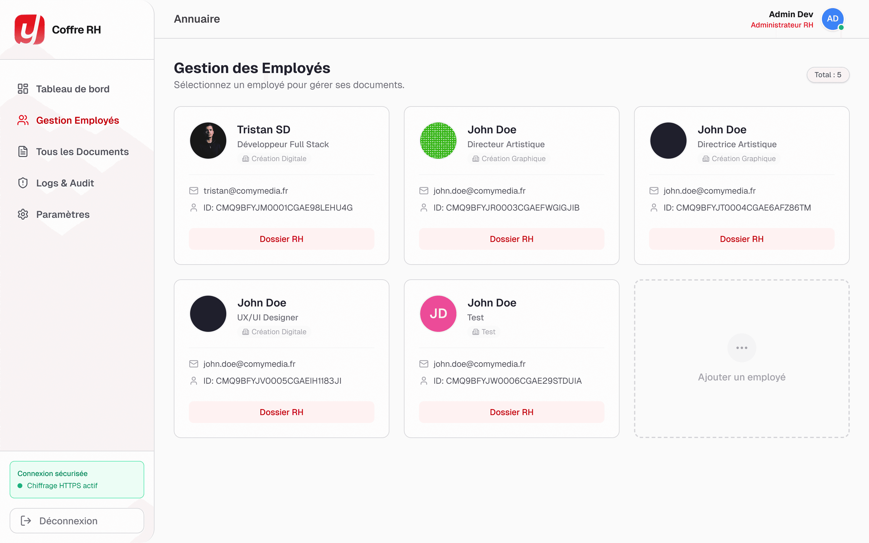 SecureHR Vault